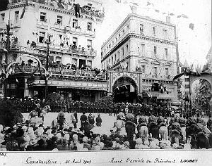 2323- Constantine - Place de la Breche - Visite President Loubet - 1903